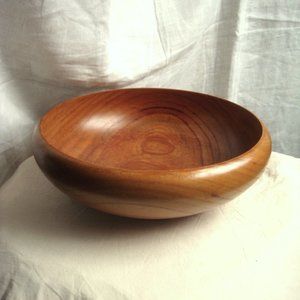 Vintage Wood Tabletop Bowl